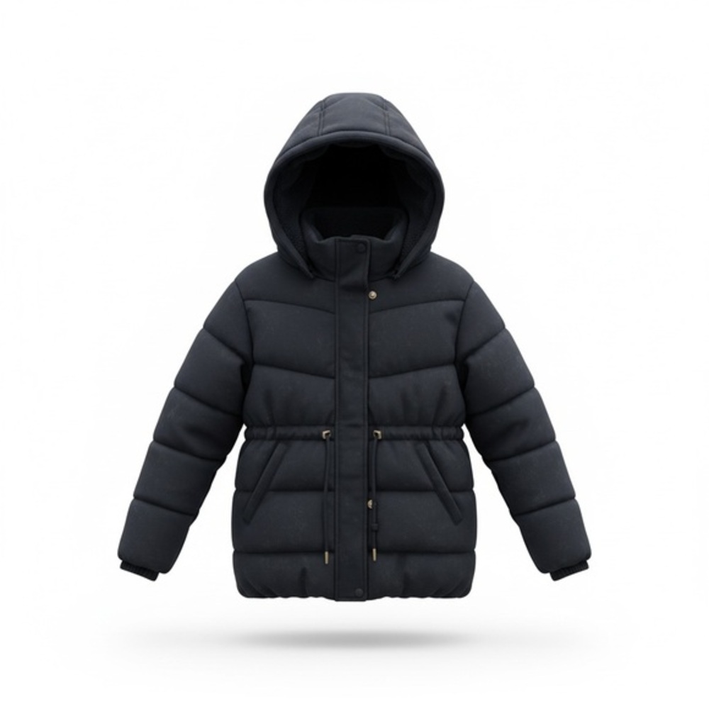 Zara Kids Black Puffer Jacket